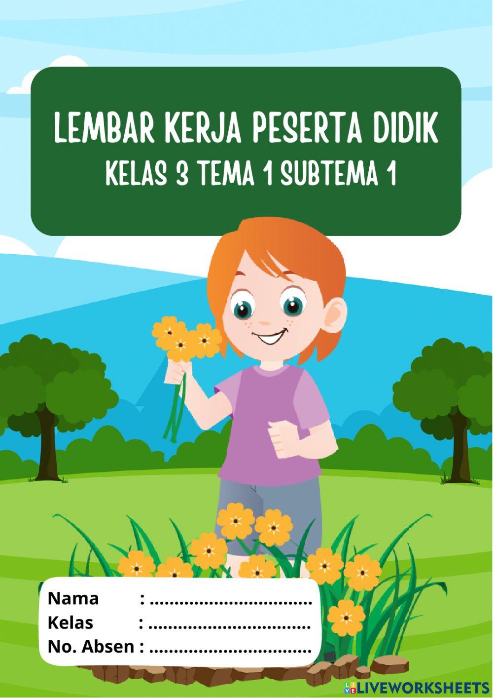 LKPD Kelas 3 Tema 1 Subtema 1