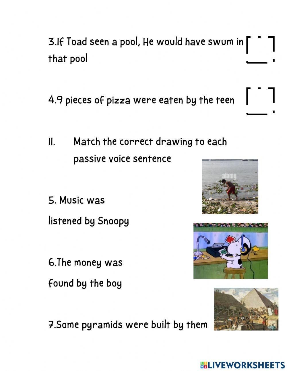 Passive Voice and Third Conditional