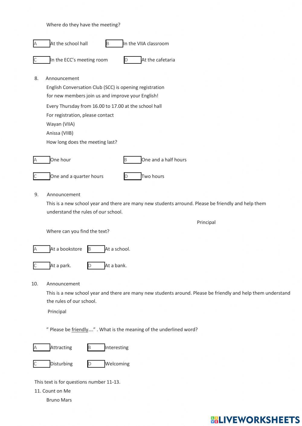 Penilian Harian 3.12-13 &4.12-14
