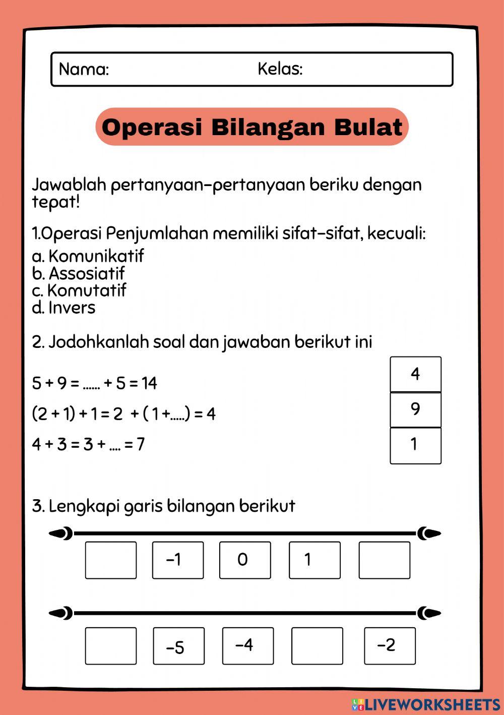 Bilangan Bulat