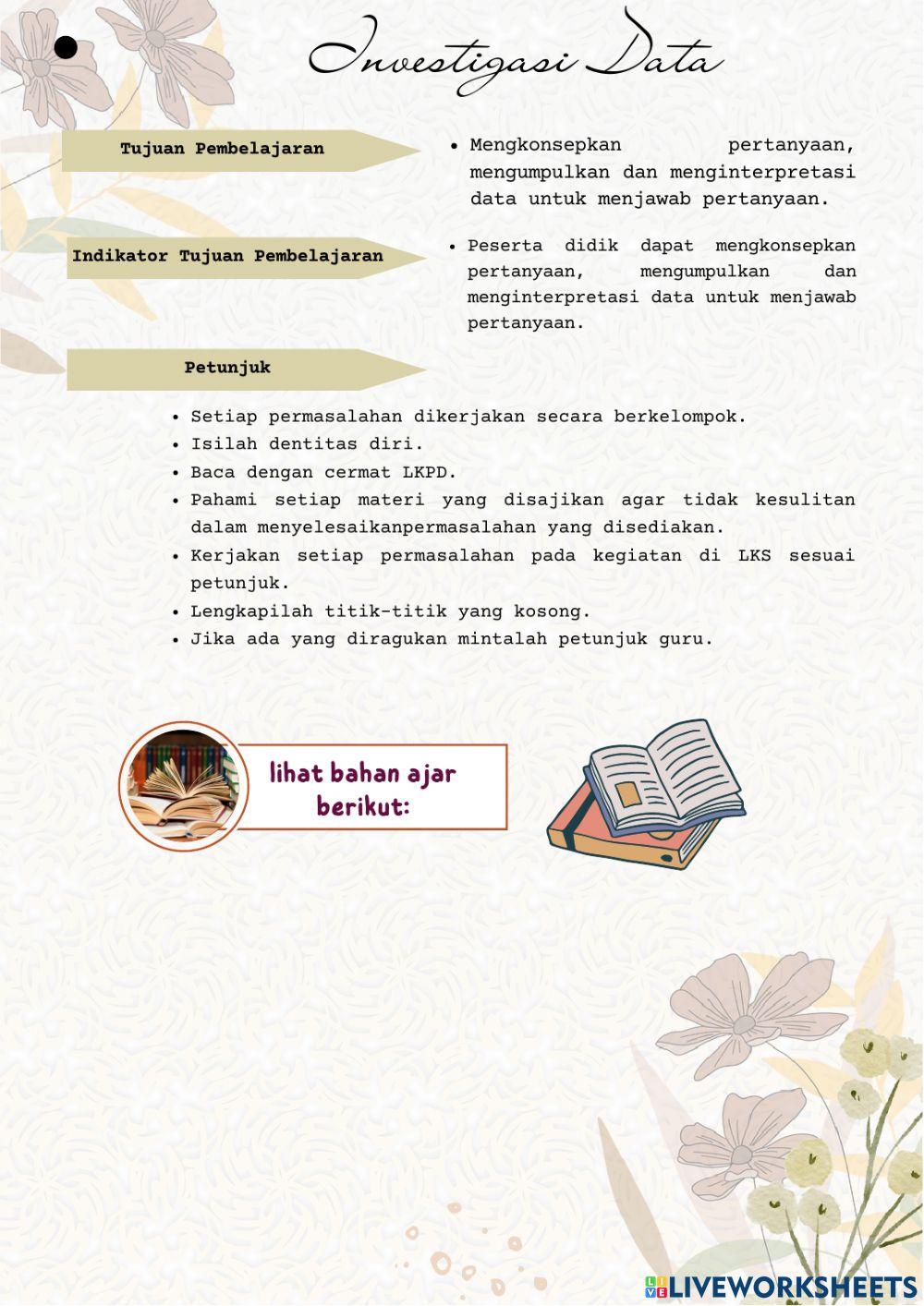 LKPD Investigasi Data