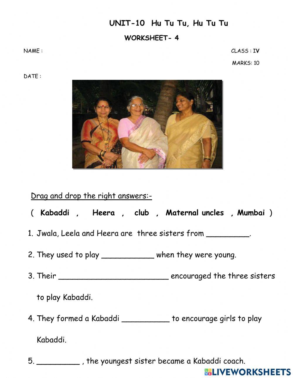 Unit 10. Hu Tu Tu, Hu Tu Tu,