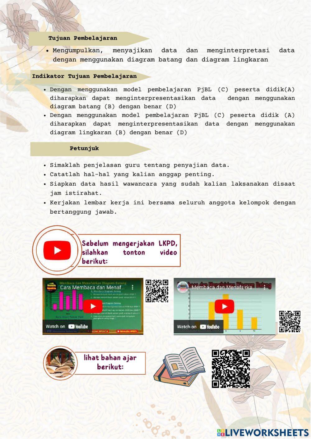 LKPD Menginterpresentasikan Data