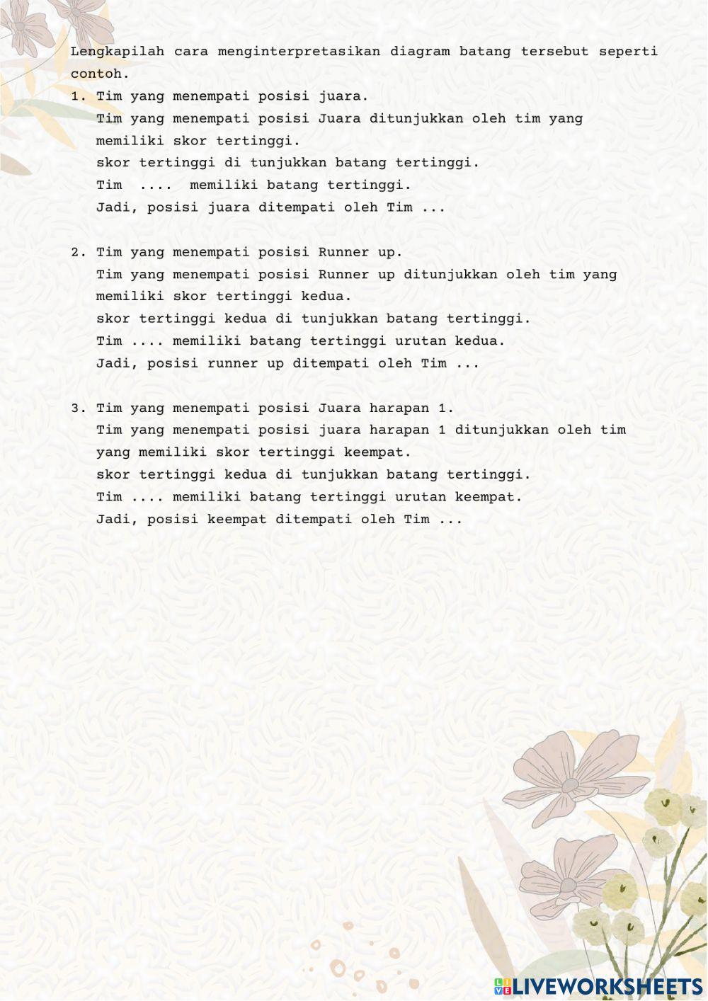 LKPD Menginterpresentasikan Data