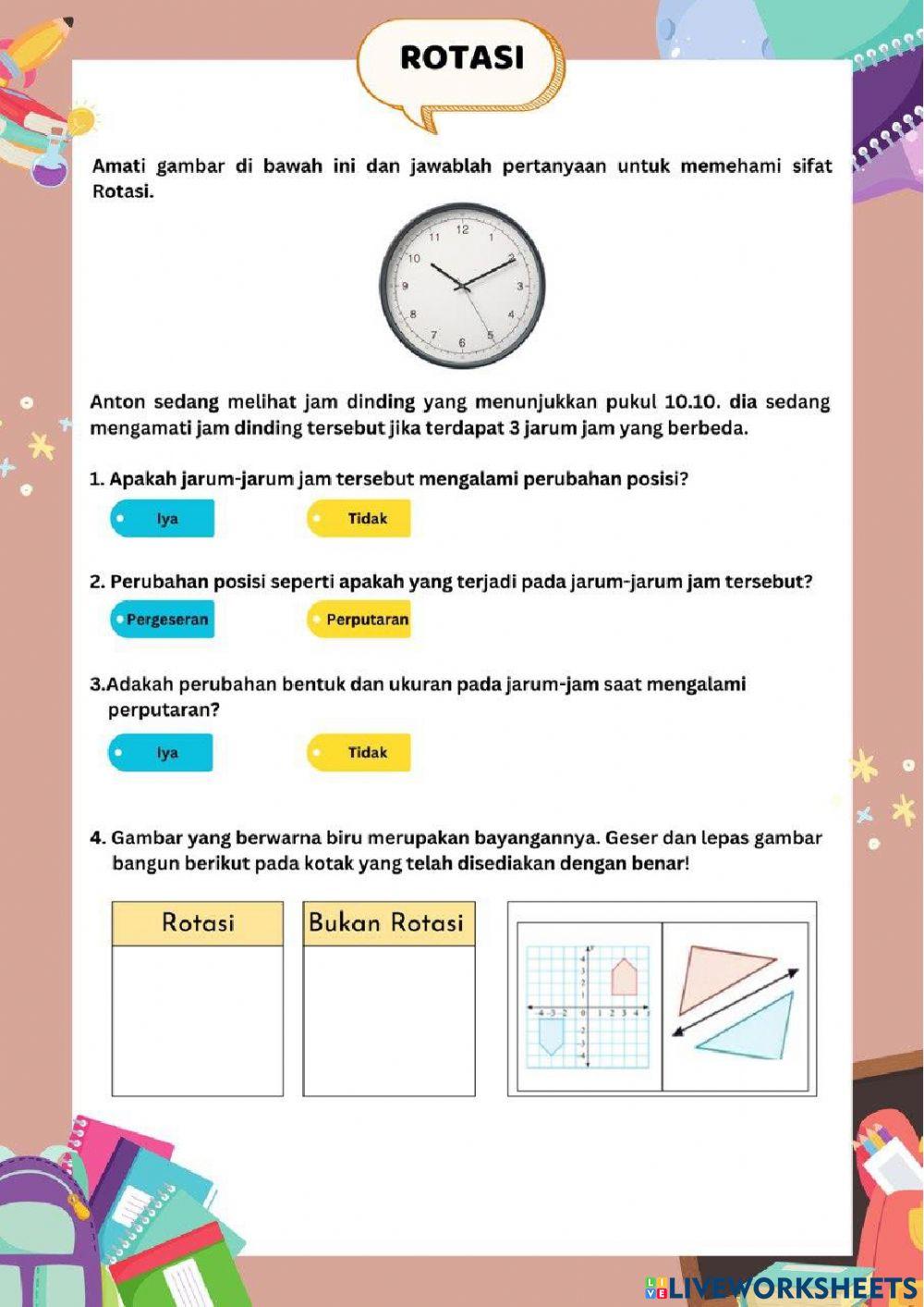 LKPD Rotasi dan Dilatasi