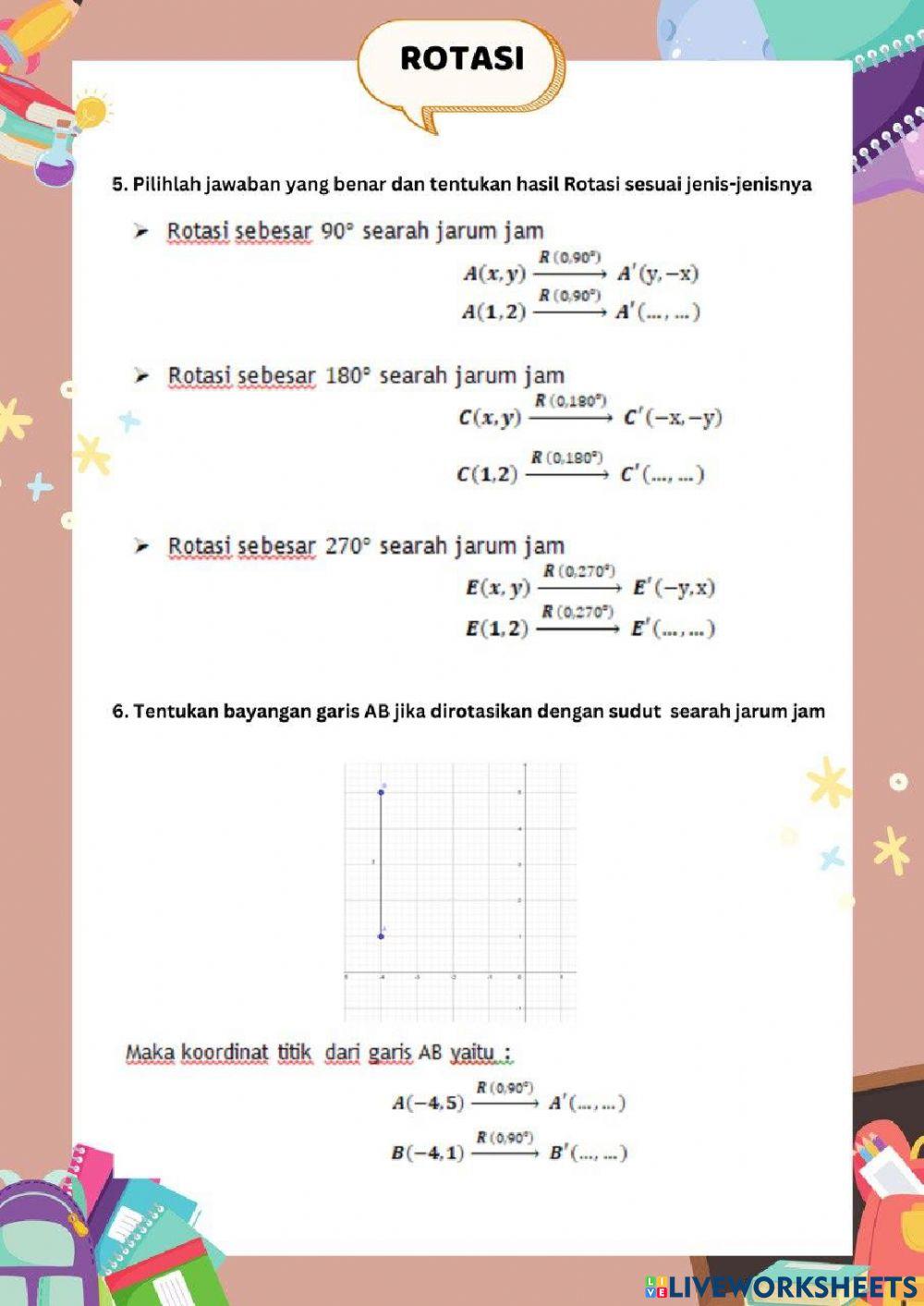 LKPD Rotasi dan Dilatasi