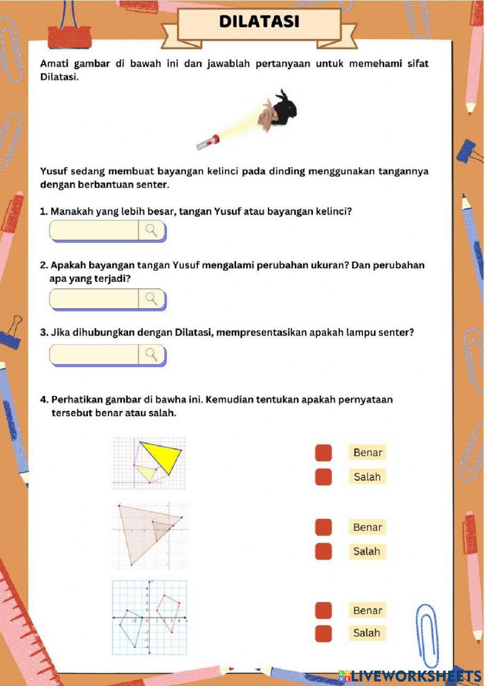 LKPD Rotasi dan Dilatasi