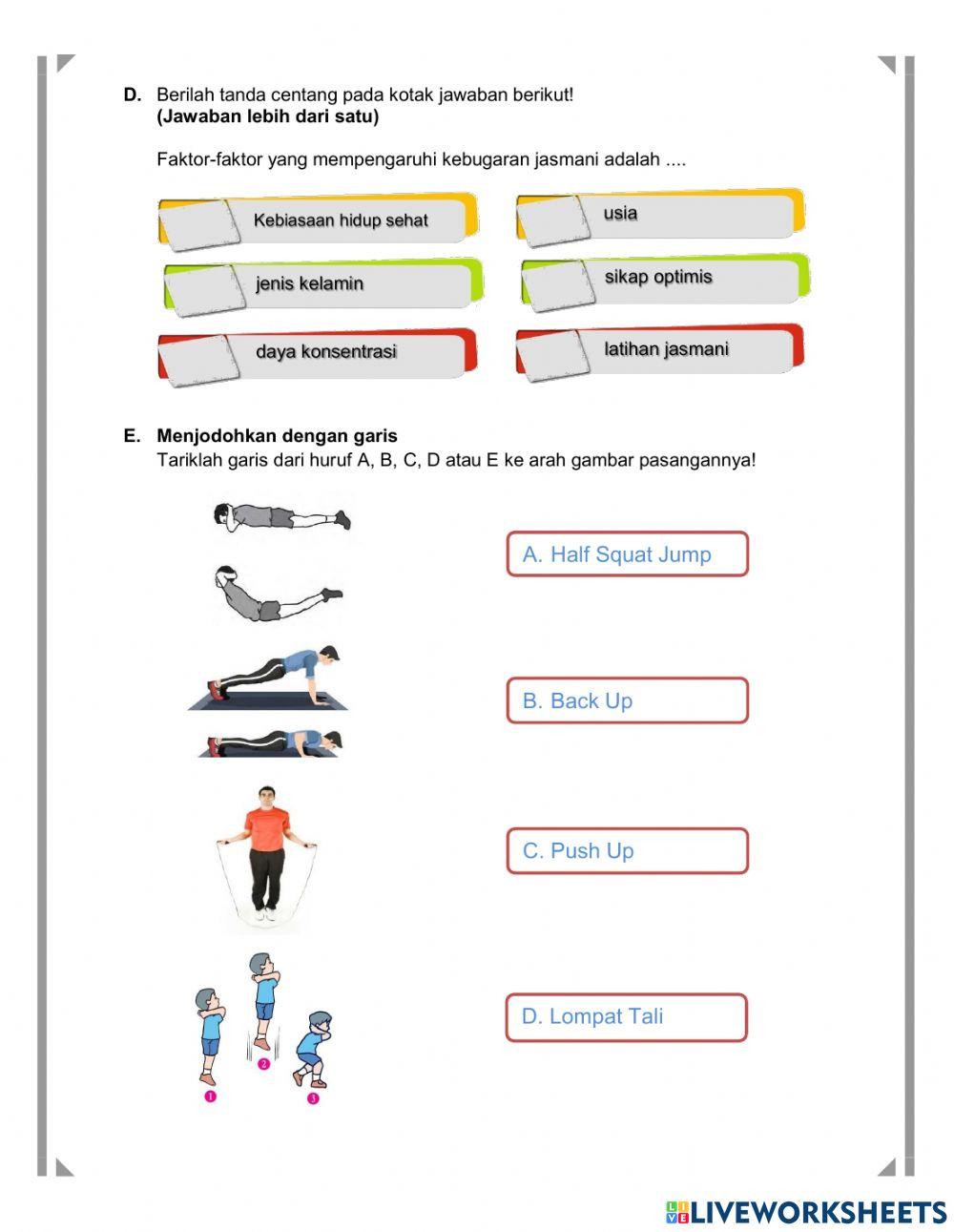 Komponen Kebugaran Jasmani