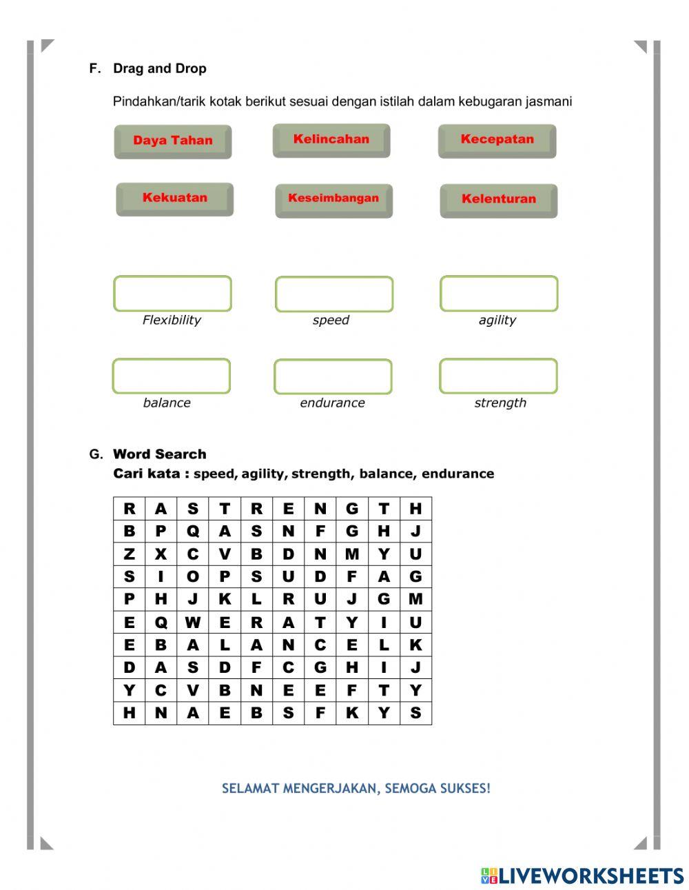 Komponen Kebugaran Jasmani