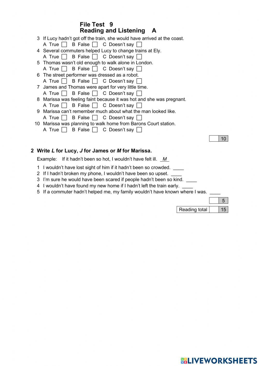 NEF INT - Test 9 - R & L