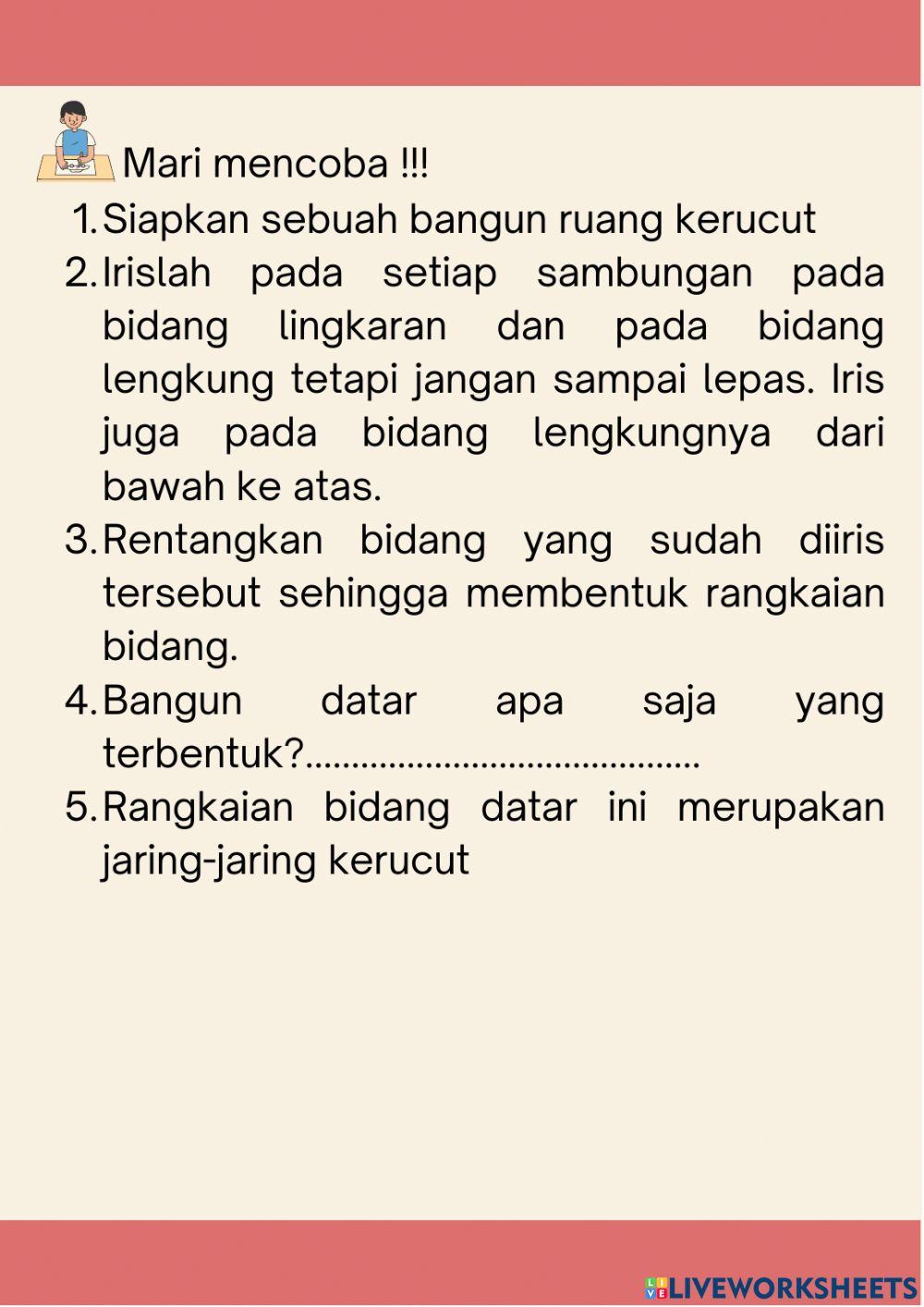 Media interaktif jaring jaring kerucut