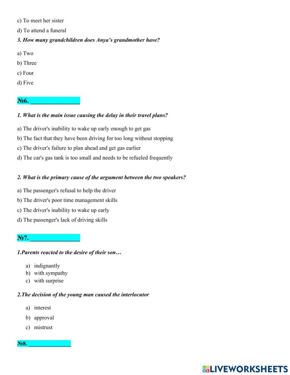 Listening marathon 2- part 1