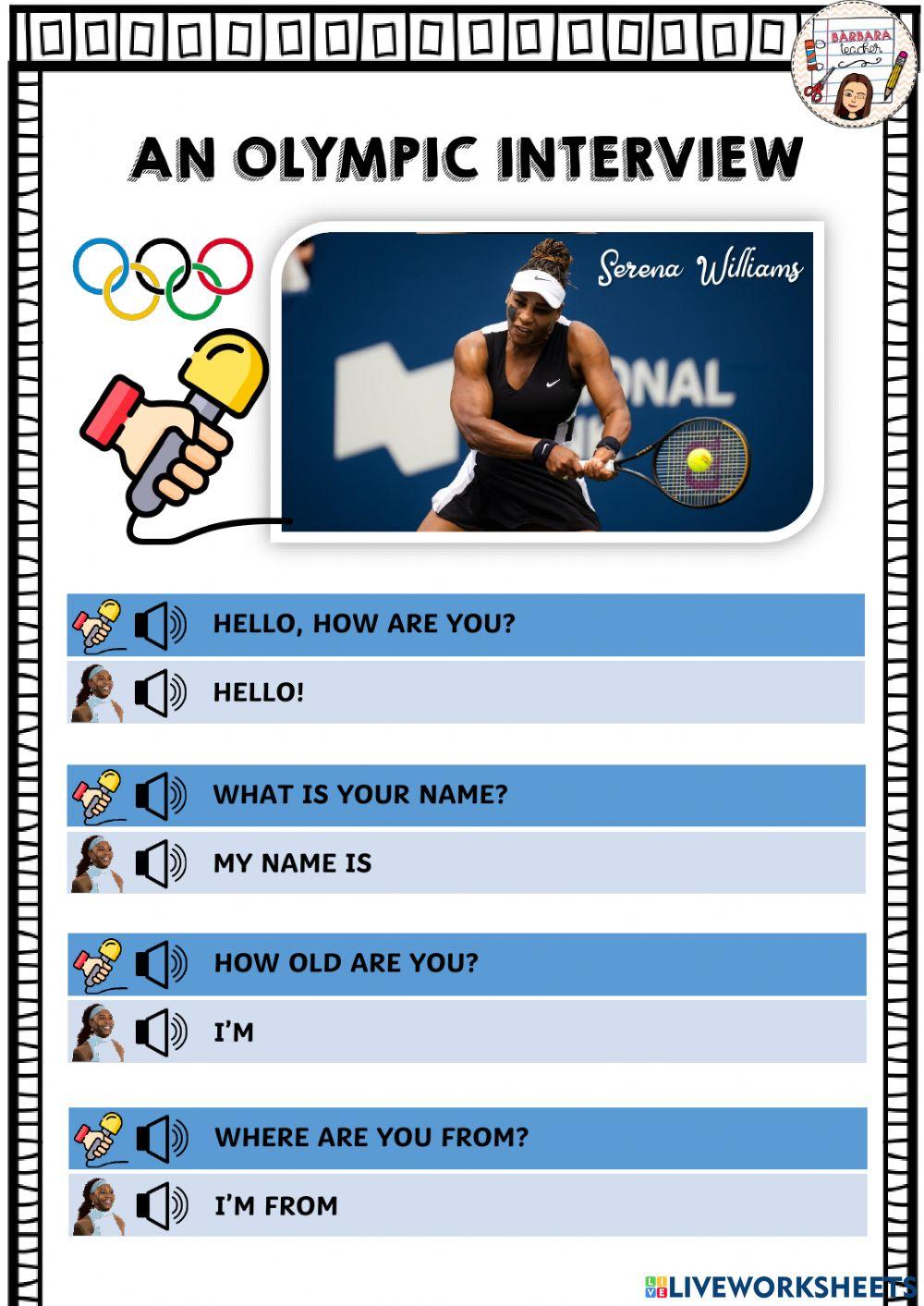 Personal questions interview