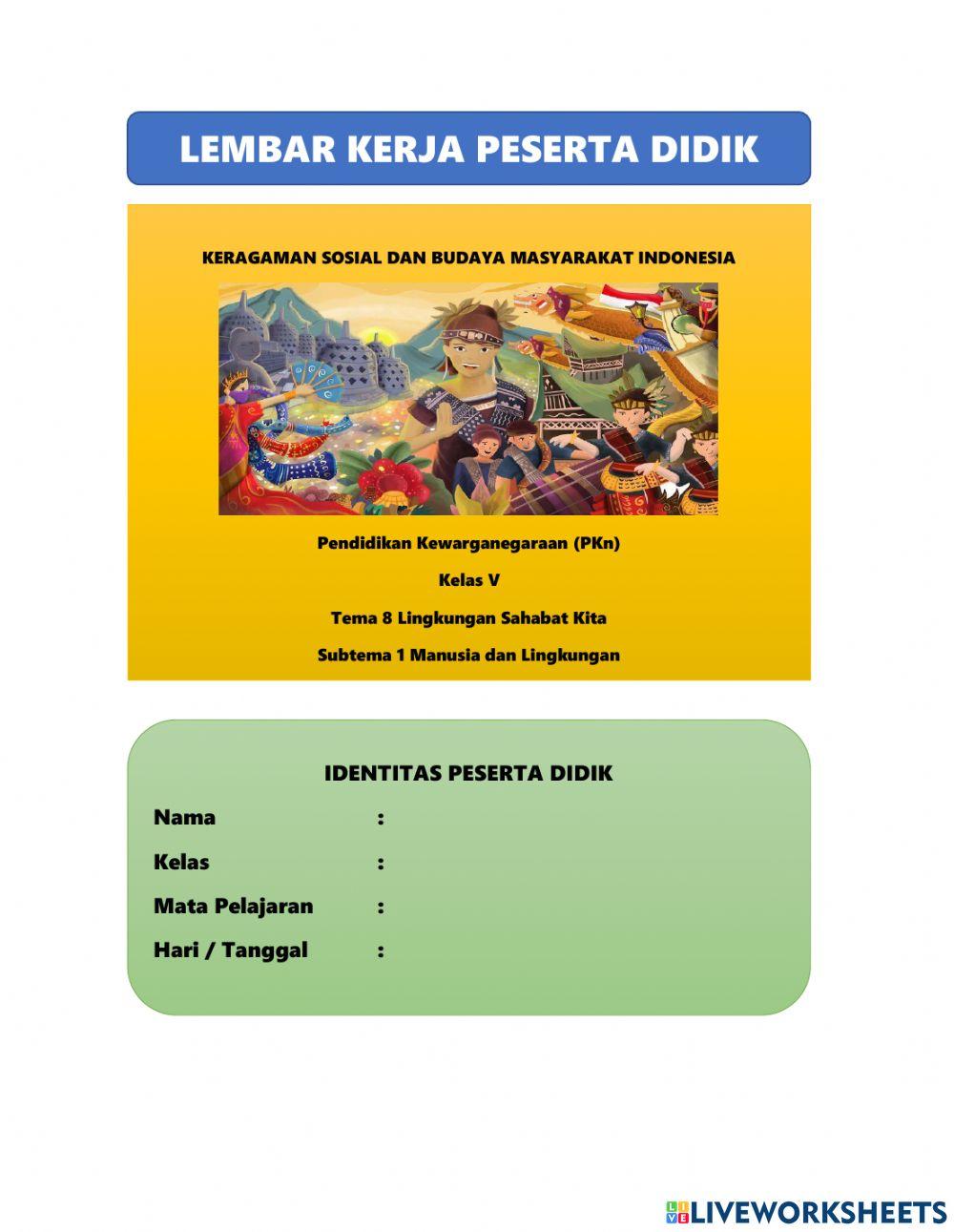 Keragaman Sosial Budaya Masyarakat Indonesia