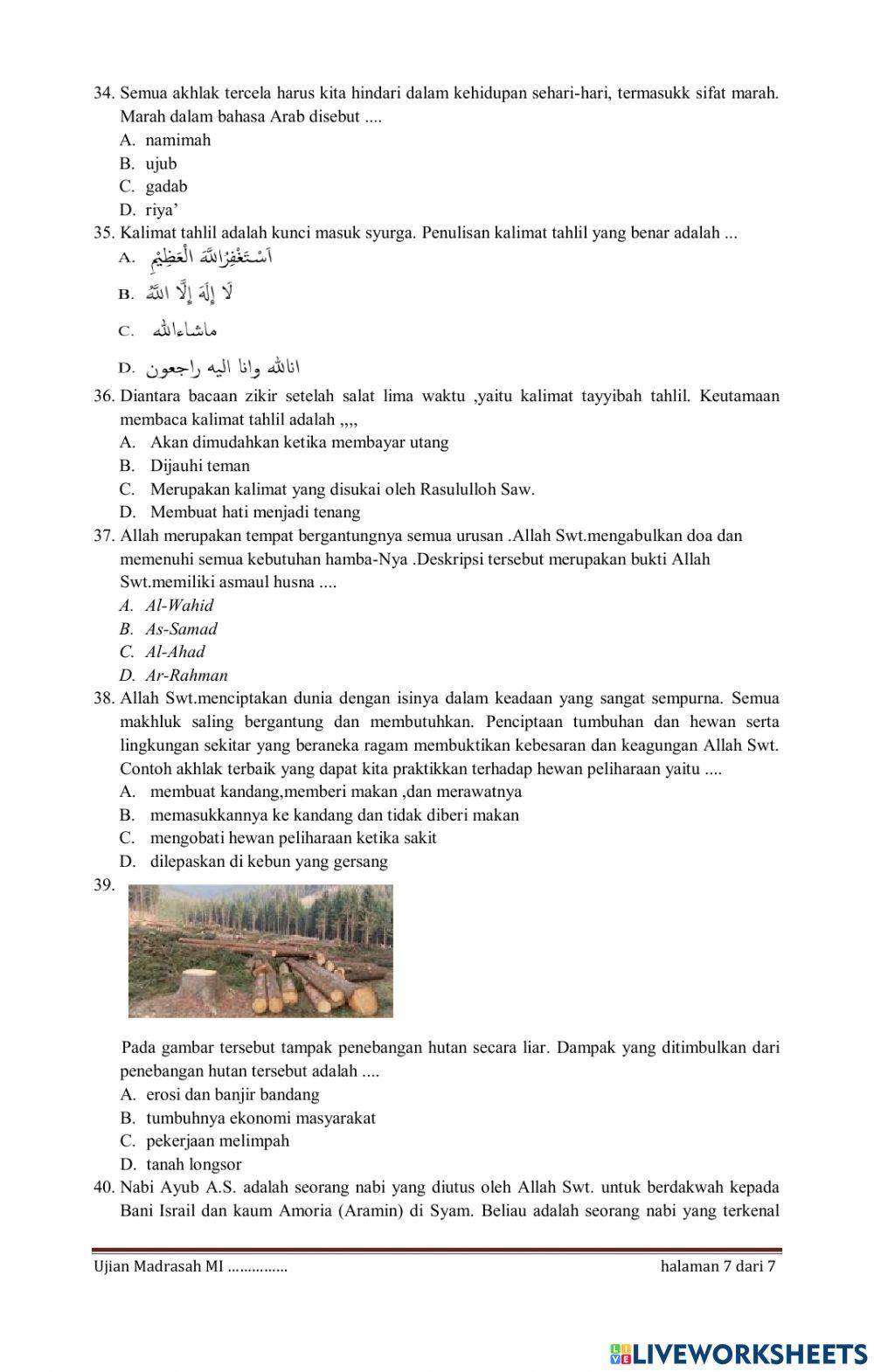 Am akidah akhlak 6  23