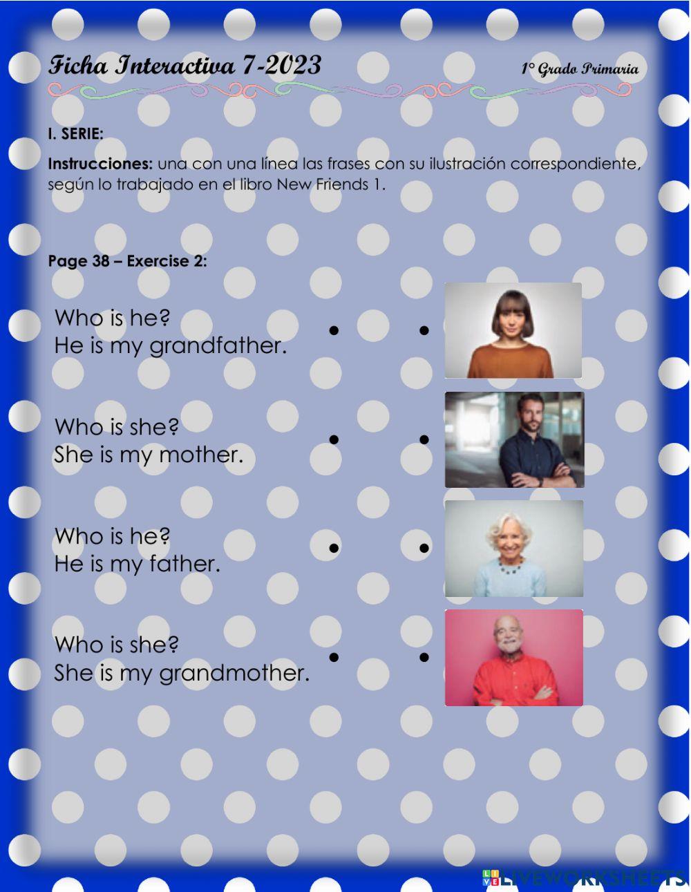 My family 1. 1°-Ficha7-2023