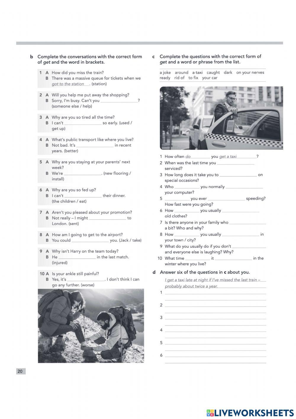 advanced 3a online exercise for | Live Worksheets