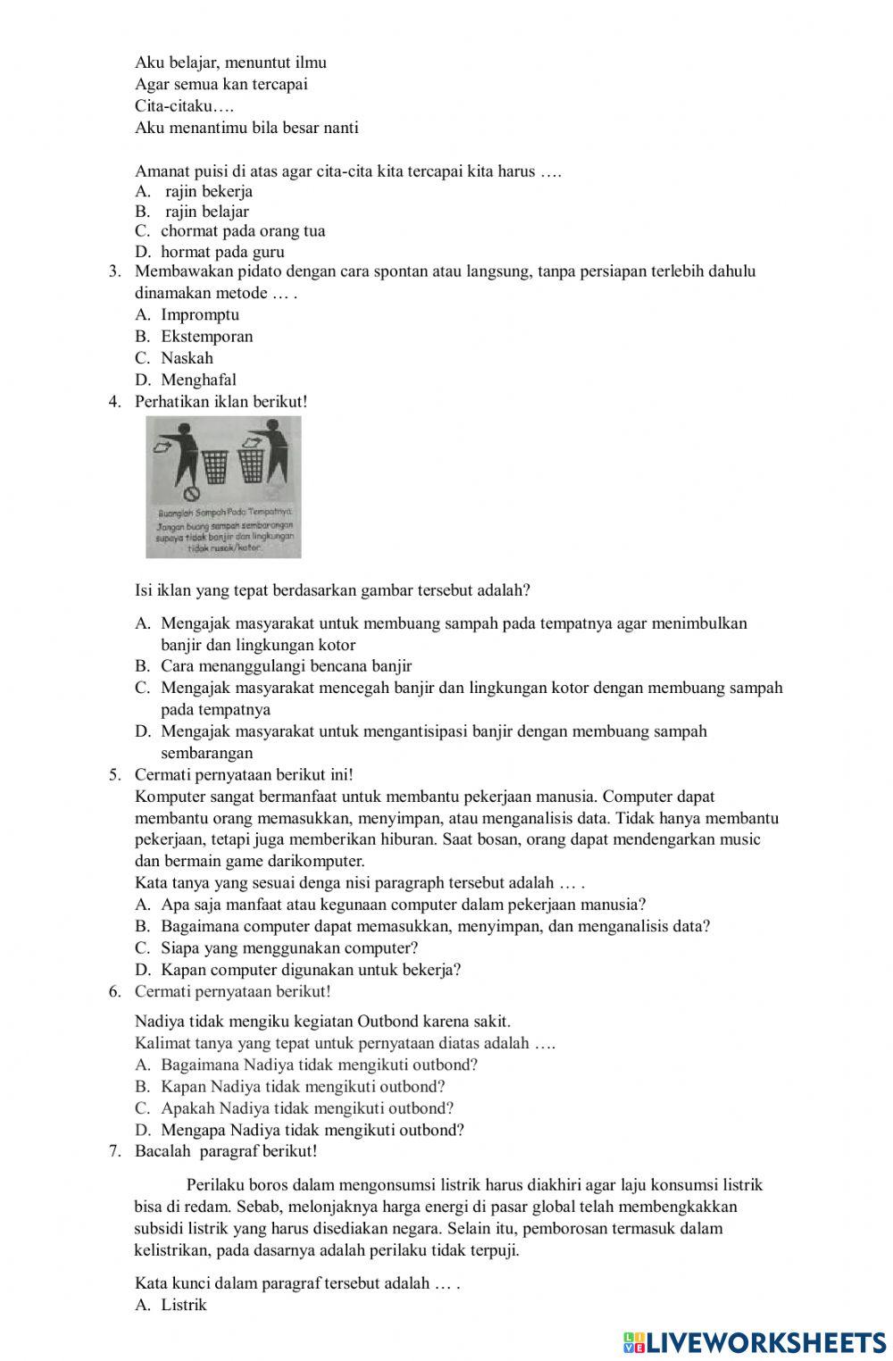 Am bahasa indonesia  6 2023