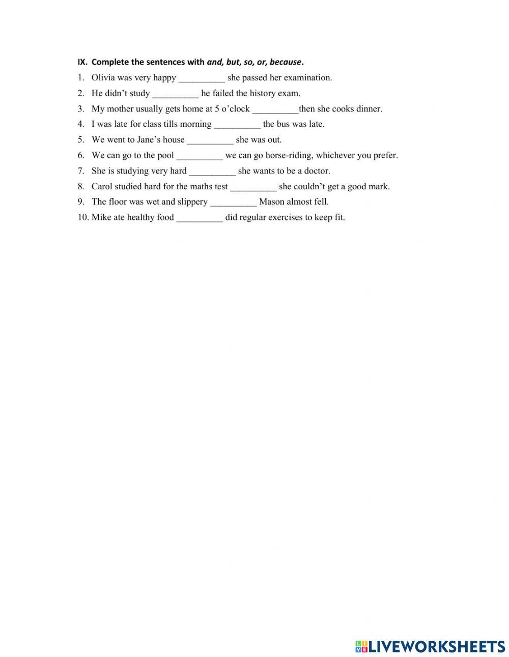 G7 U3 MLH Compound Sentences