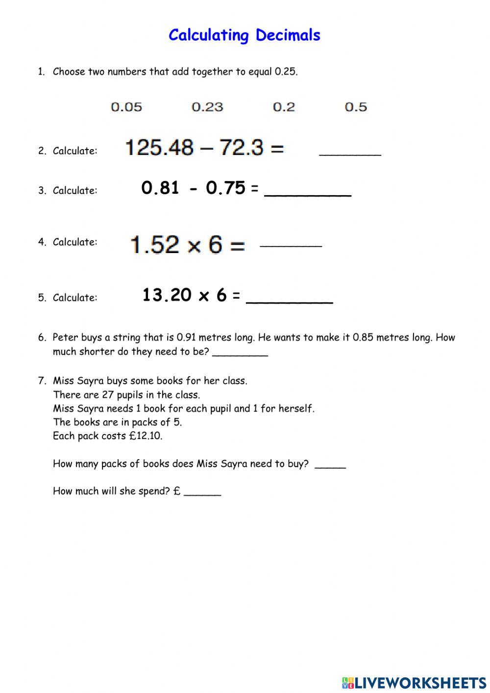 6987249 calculating decimals jessa lipat