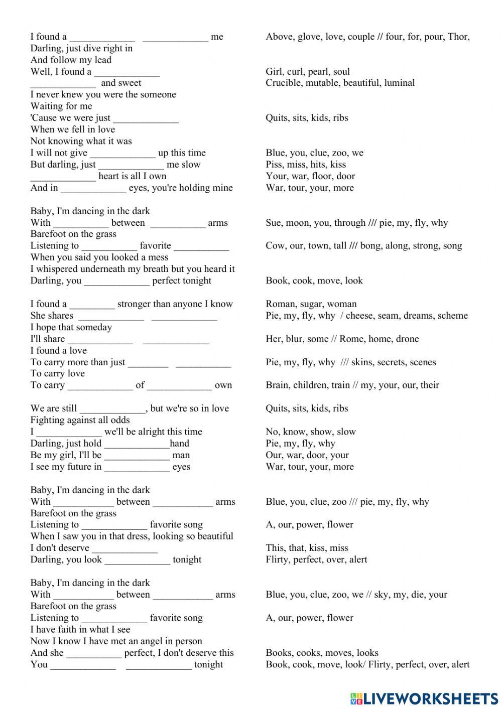 Perfect - Ed Sheeran