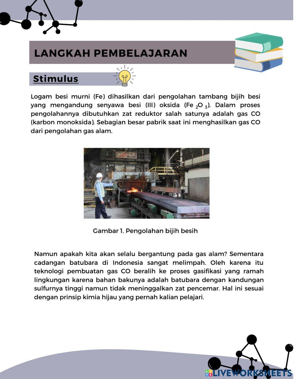 LKPD Penerapan Hukum Dasar Kimia