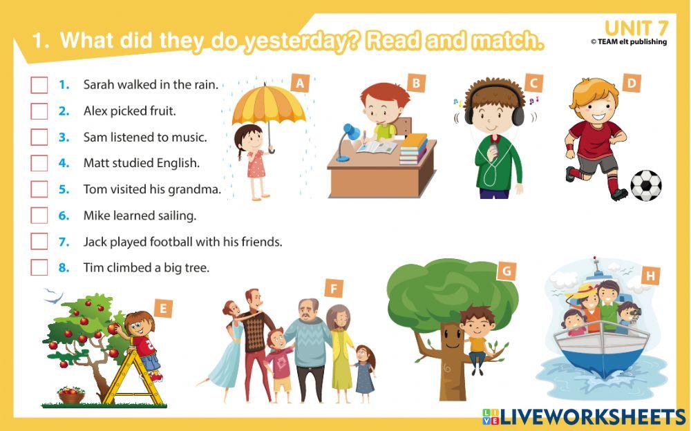 Unit 7-8 grade 6 worksheet