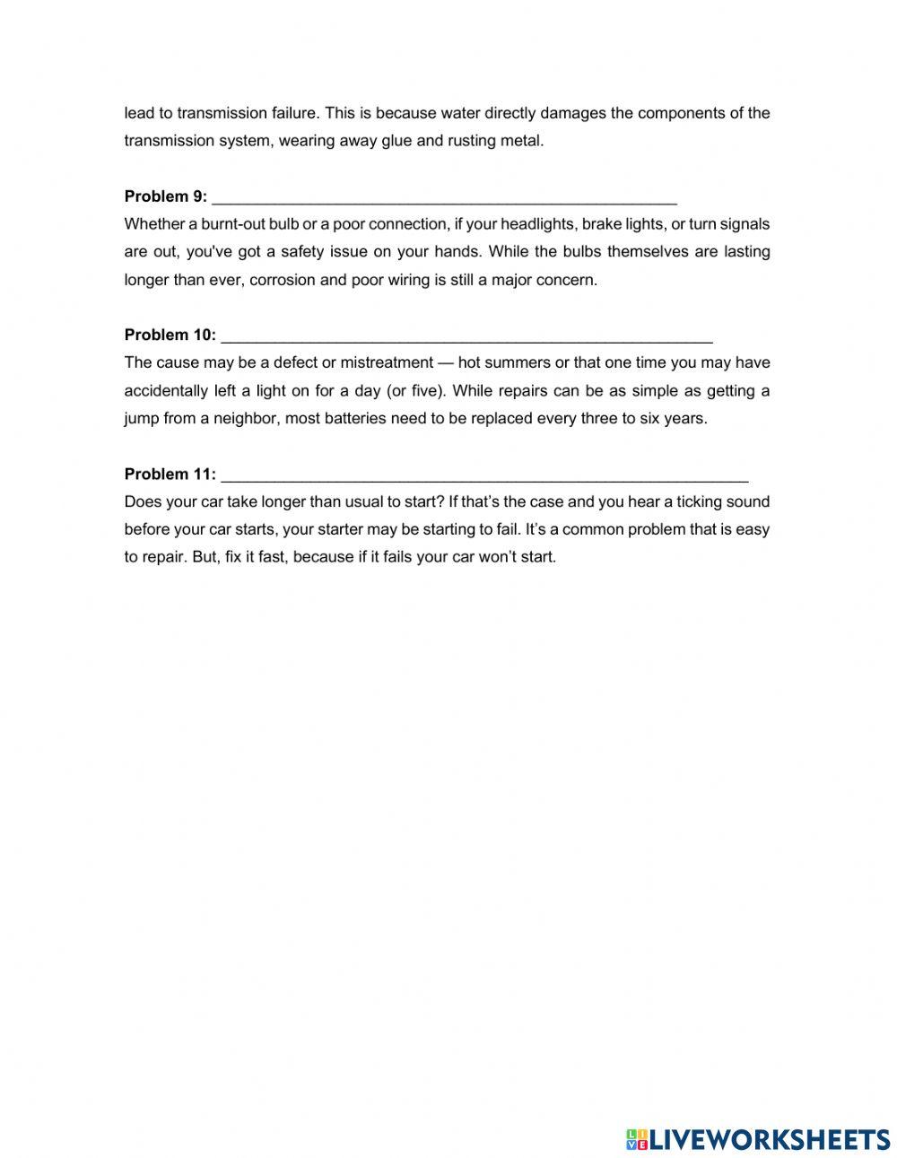 Esp1901-car problems