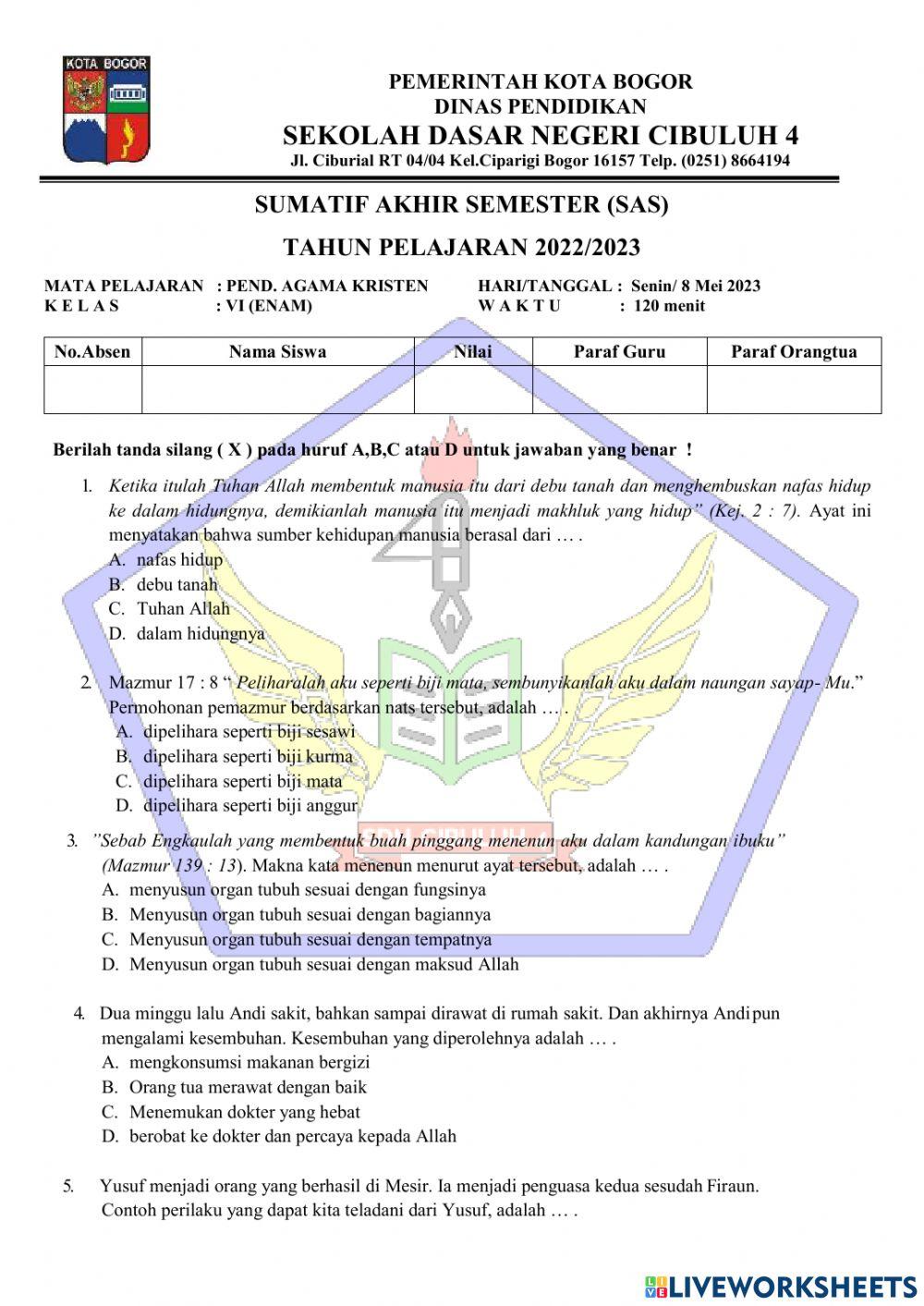 Sas pak sdn cibuluh 4