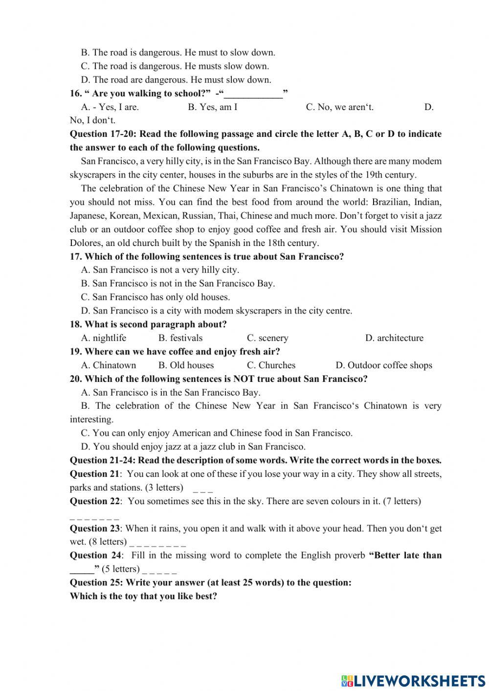 Đề thi vào 6 NTT số 6