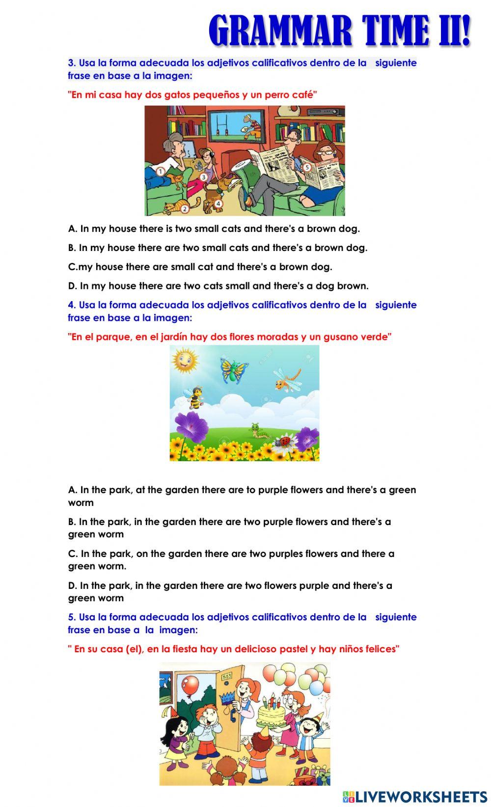 Lección 9 - Adjetivos calificativos - Dónde y cómo usarlos