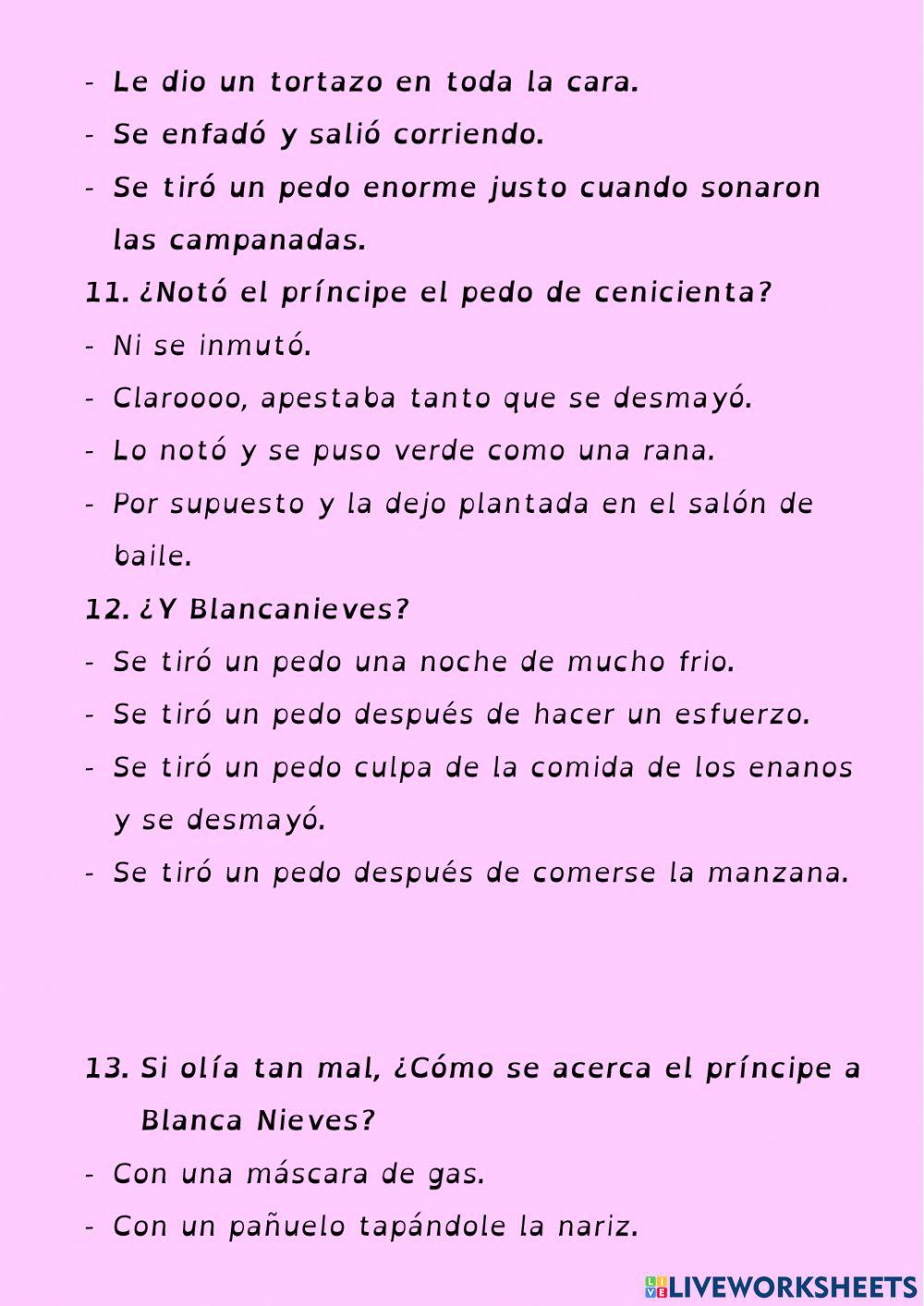 CO Las princesas también se tiran pedos.