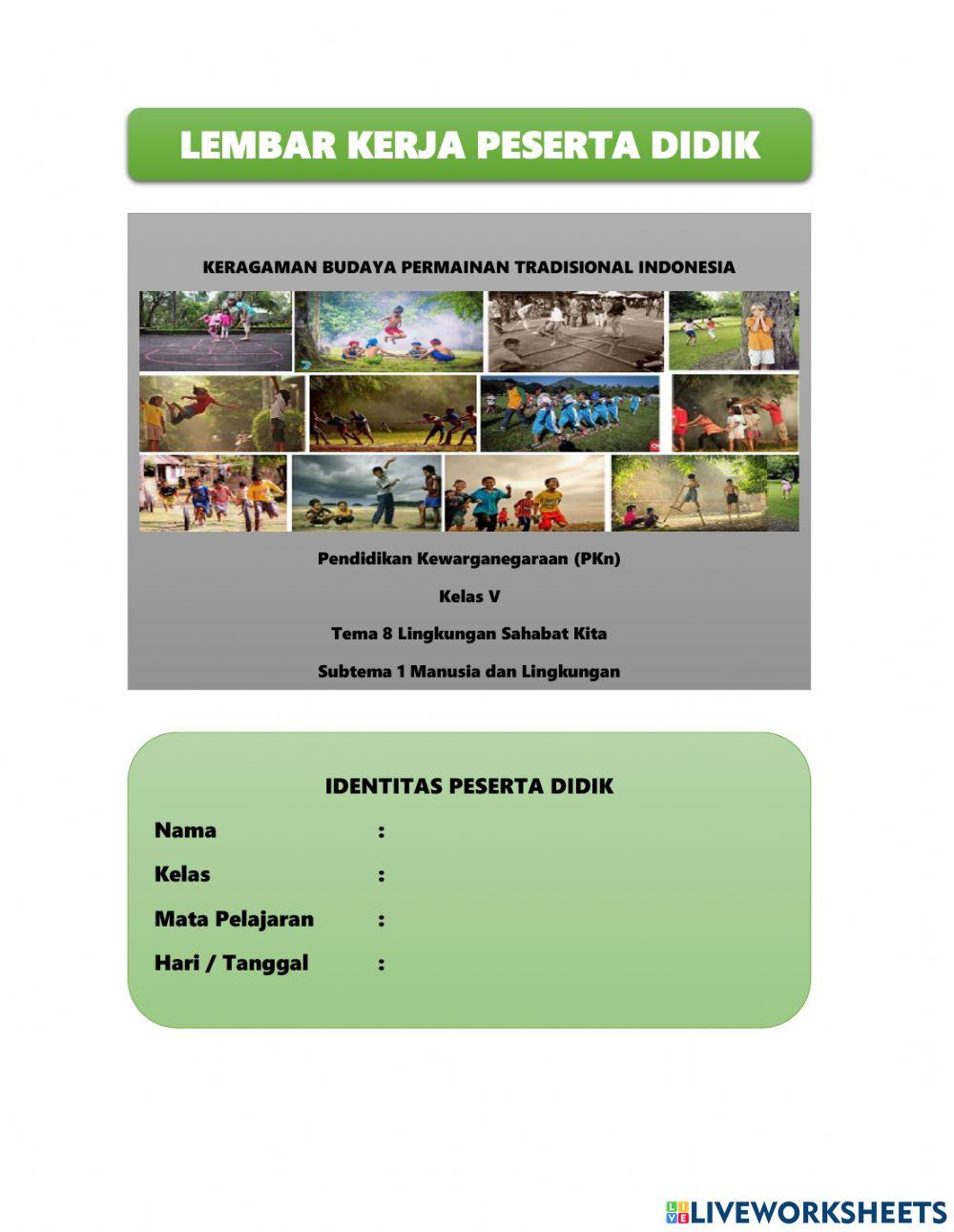 Keragaman Budaya Permainan Tradisional Indonesia