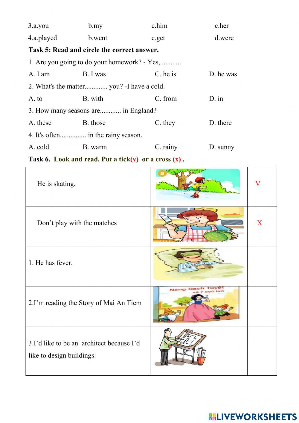 Grade 5 Test 4