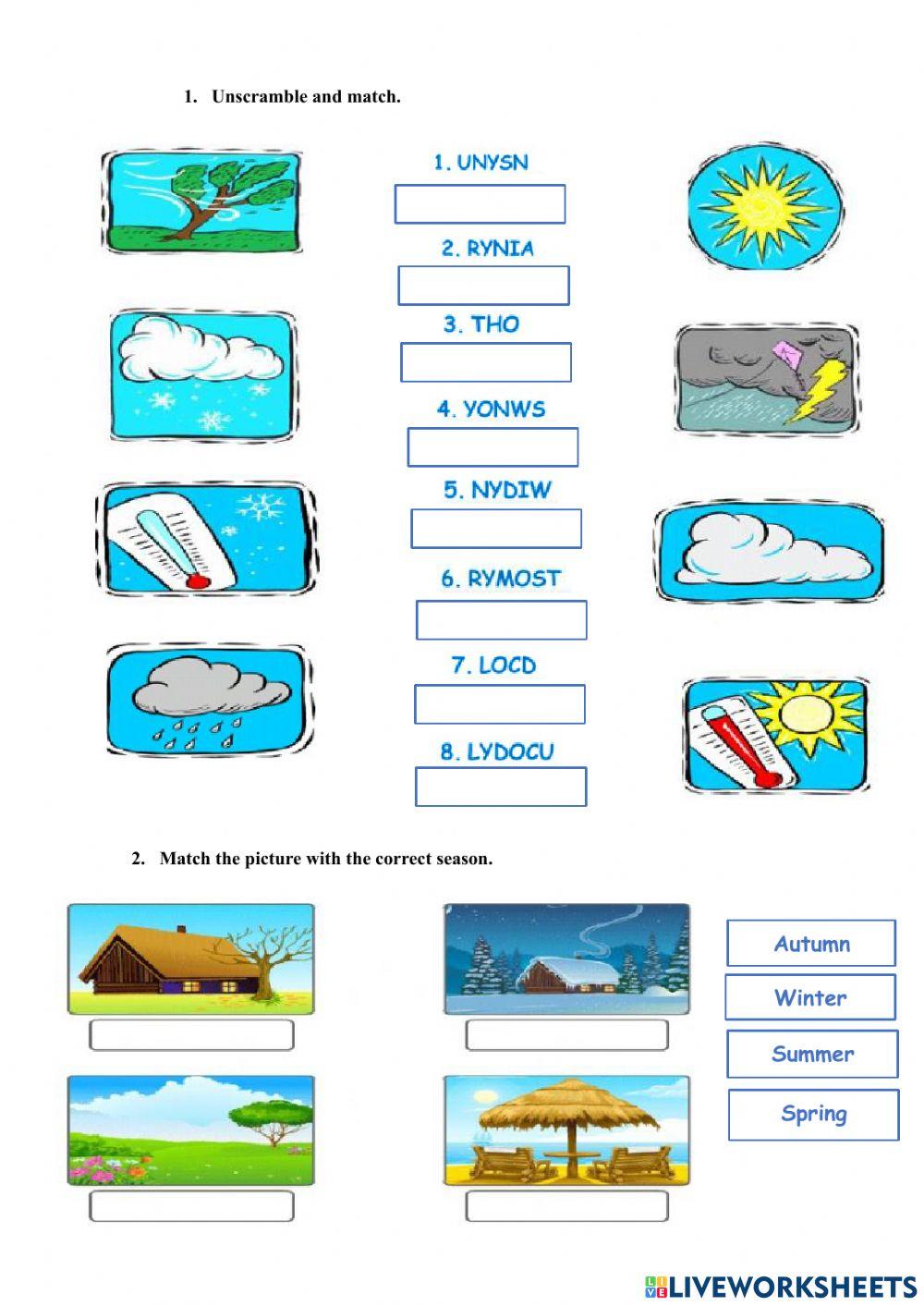 Weather and clothesw