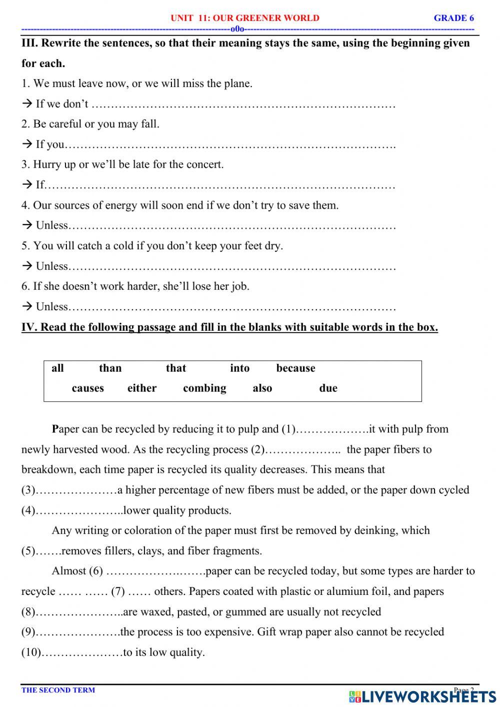 Practice test unit 11