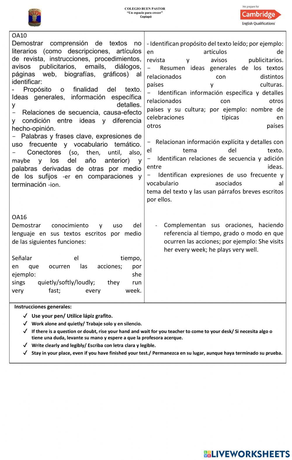 Evaluation Unit 0 Row B 2023