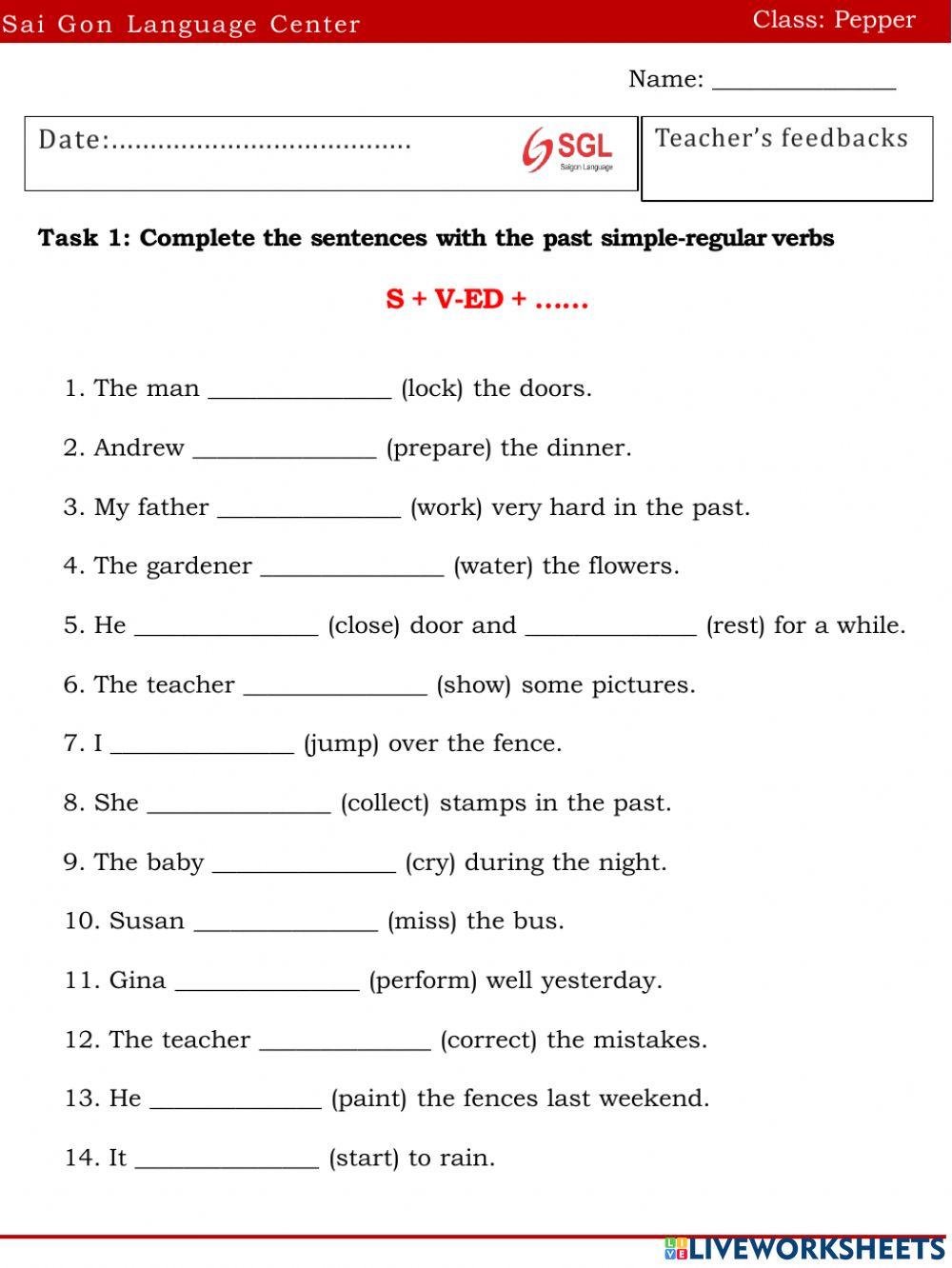 Pepper simple past 08.05