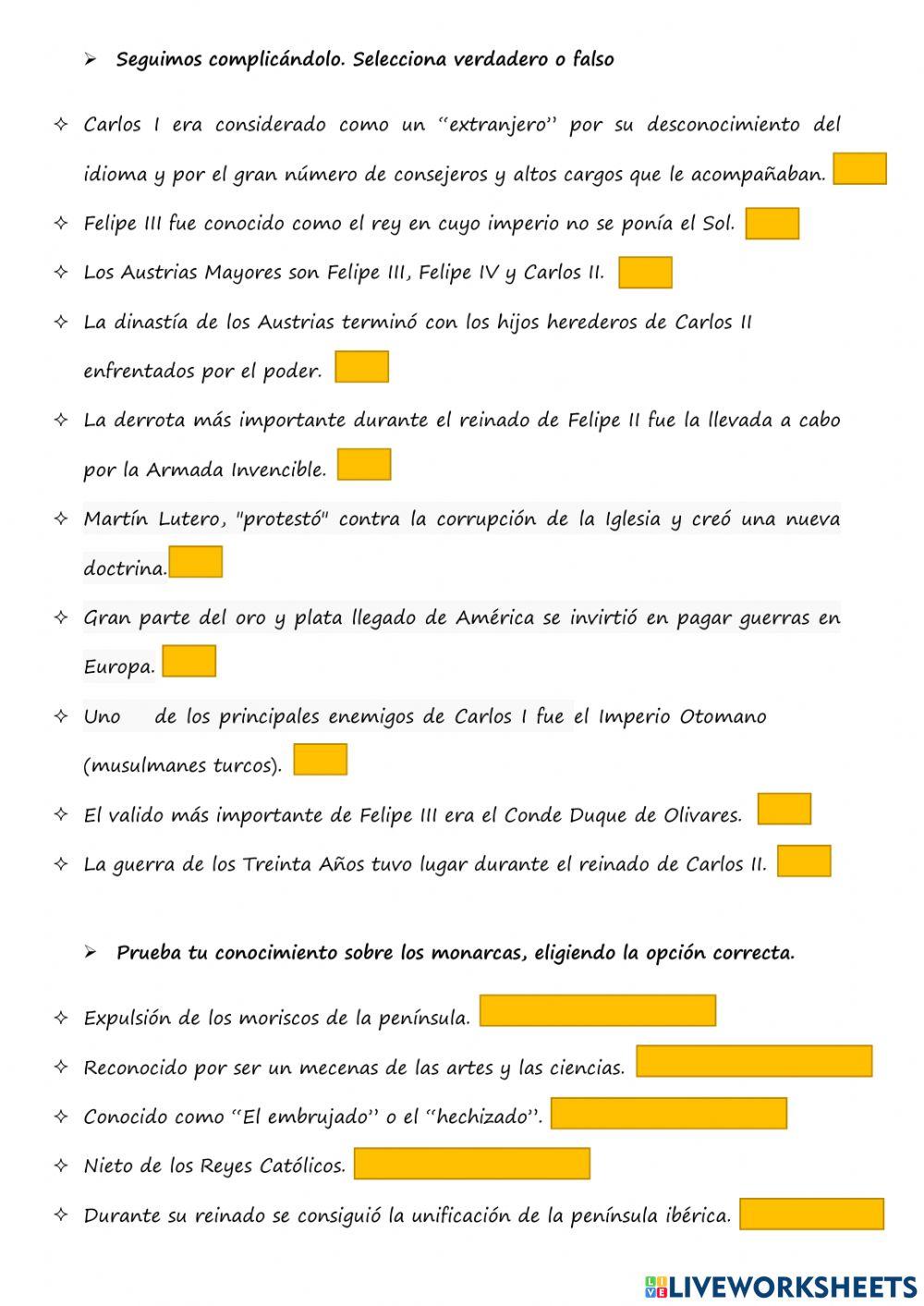 LA DINASTÍA DE LOS AUSTRIAS