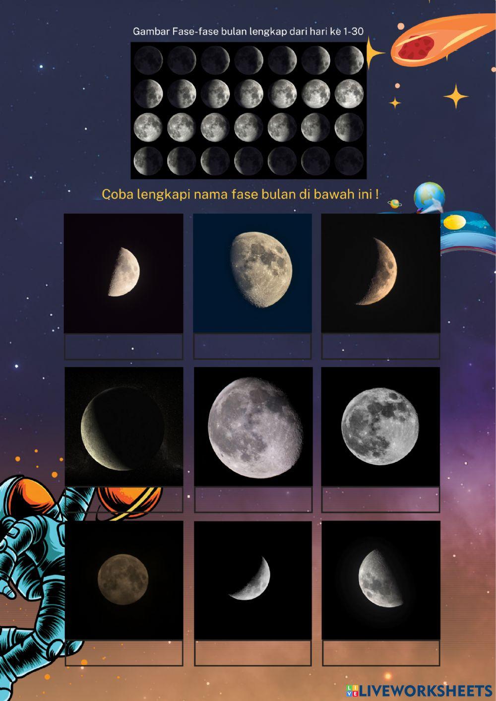 Bulan sebagai Satelit Bumi