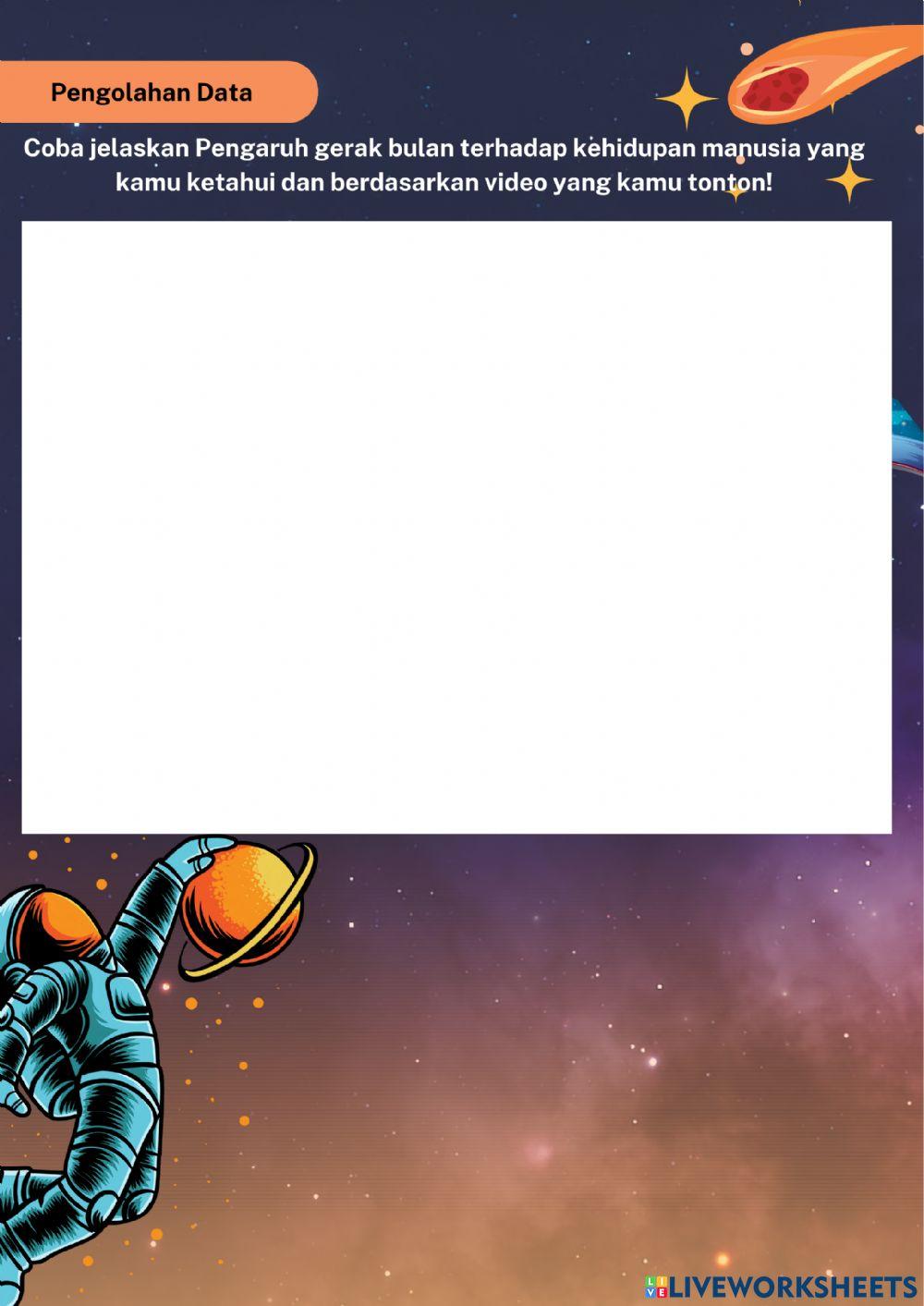 Bulan sebagai Satelit Bumi