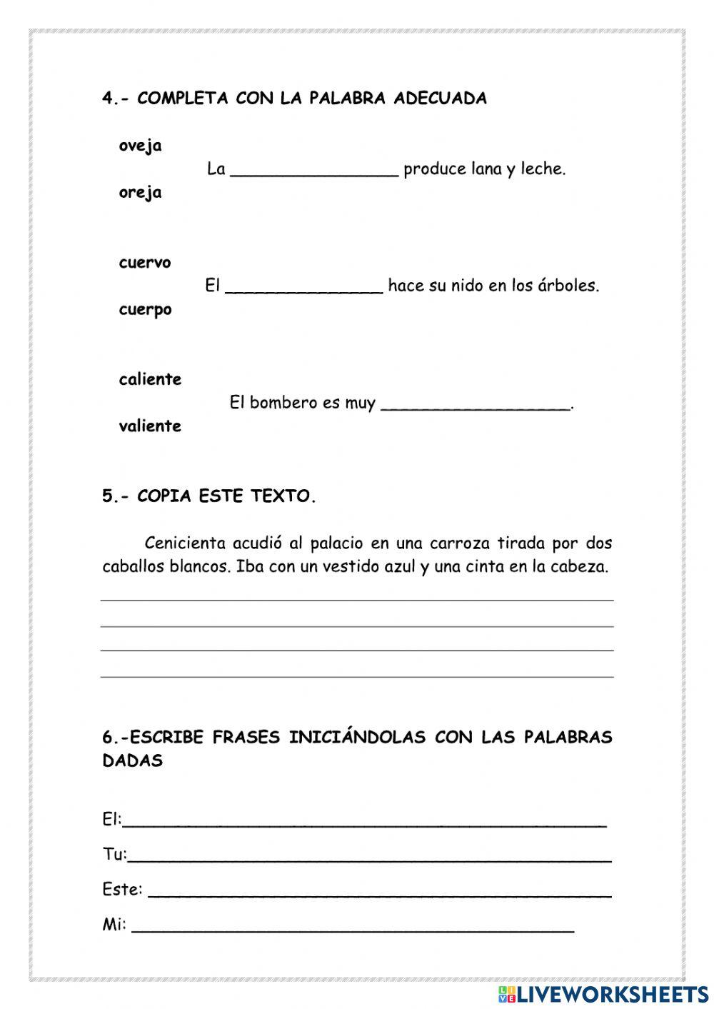 Lengua castellana 2 final 2º