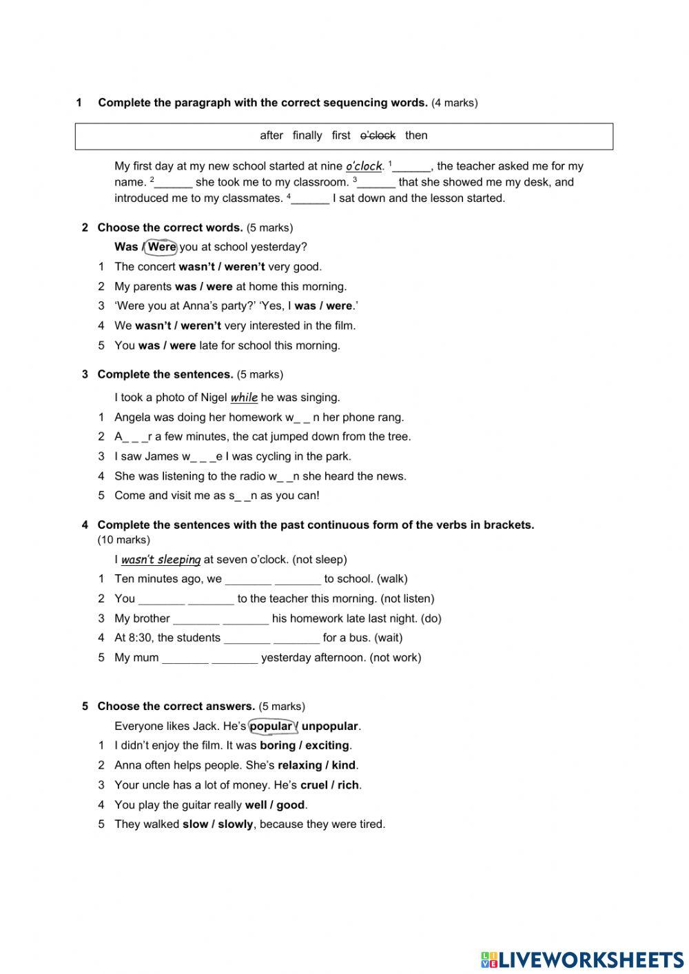 English-plus2-writing