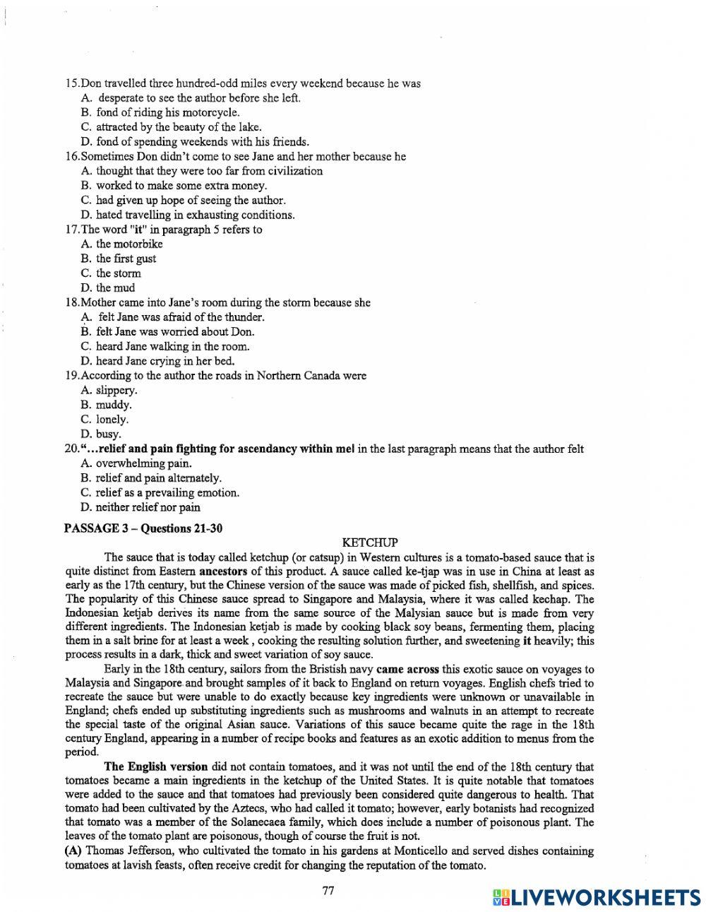 VSTEP READING CODE 8