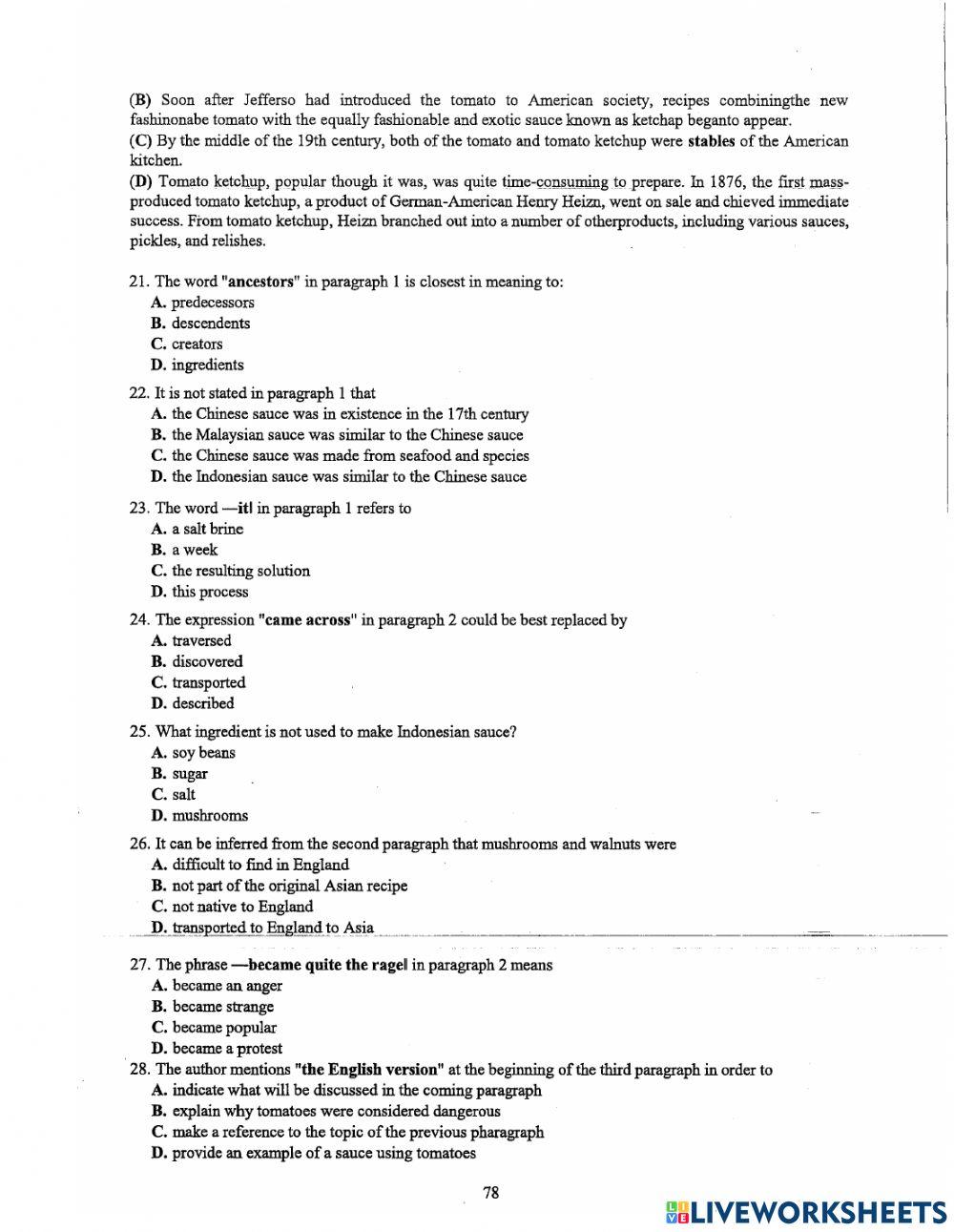 VSTEP READING CODE 8