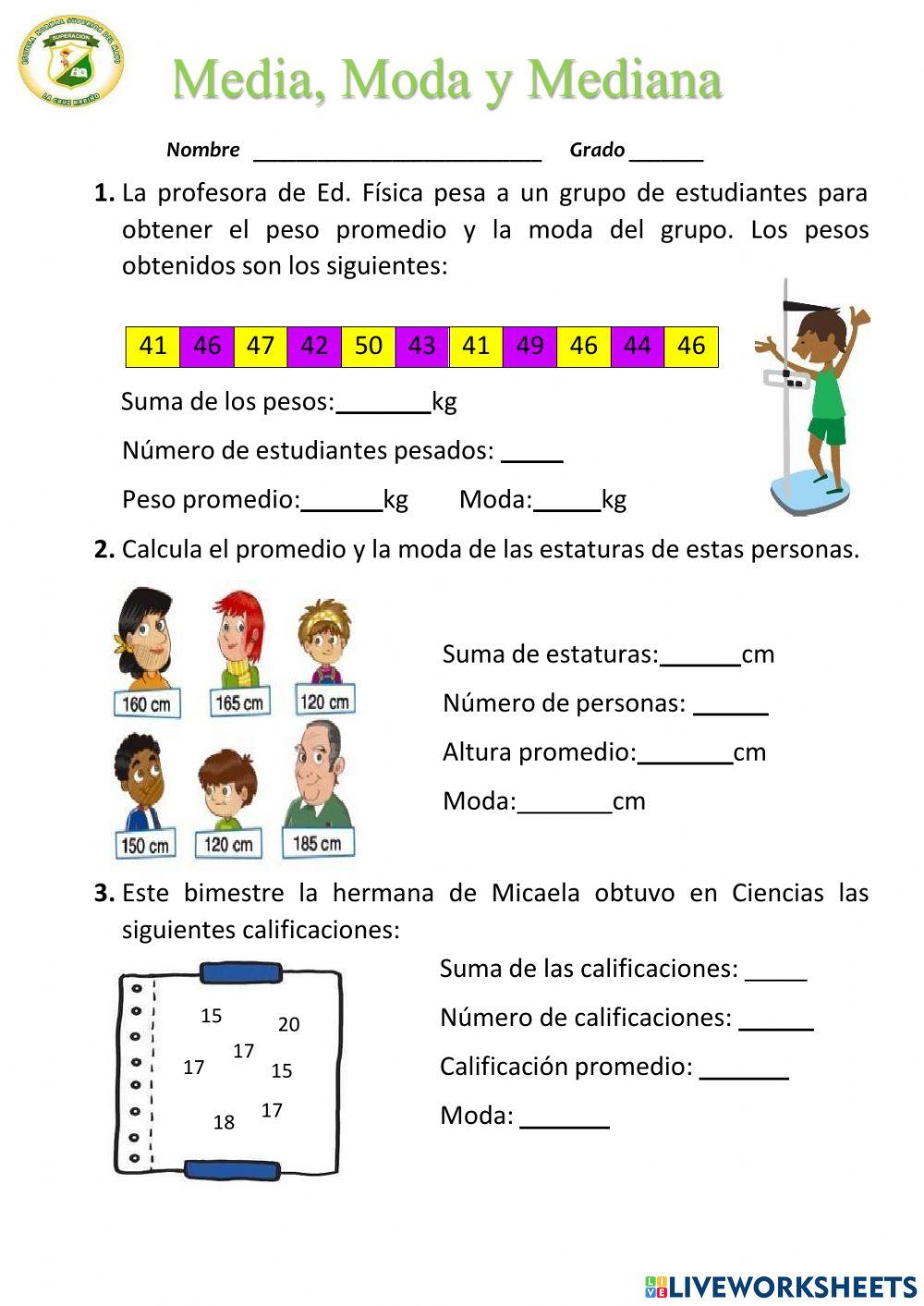 Medidas de tenndencia central