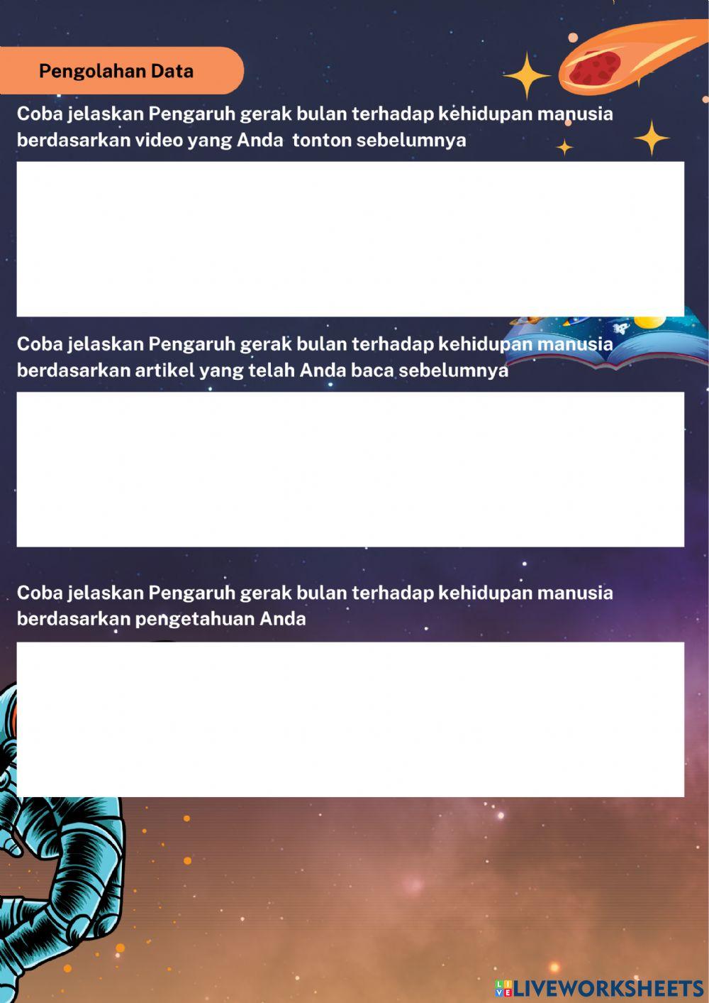 Bulan sebagai Satelit Bumi
