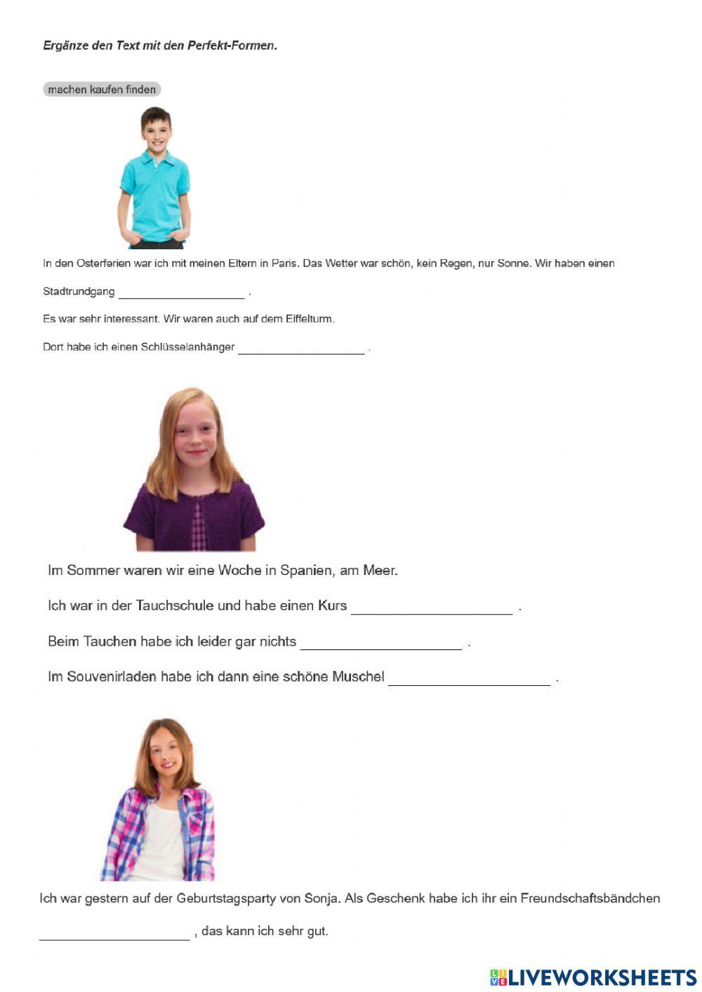 6974240 | Deutschprofis A2 Lektion1 Übungen | Katharina