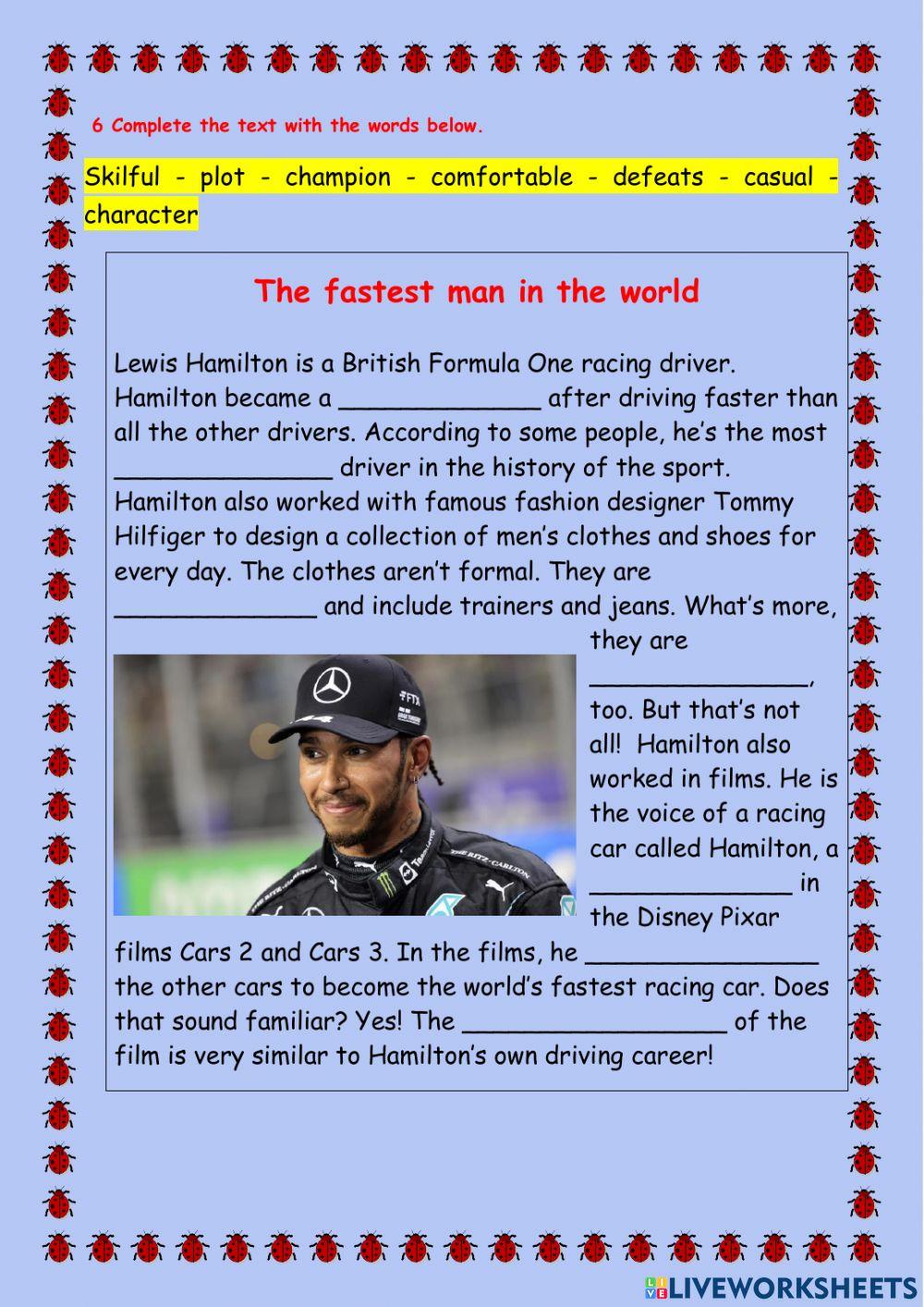 3 ESO REVIEW UNITS 1-3 VOCABULARY - TEAMWORK