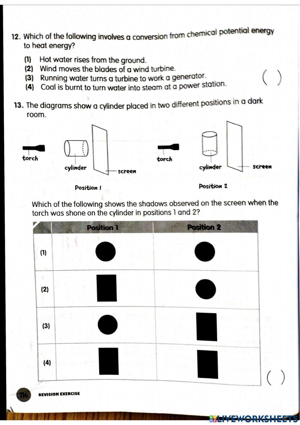 Science (Wednesday, May 10th, 2023) online exercise for | Live Worksheets
